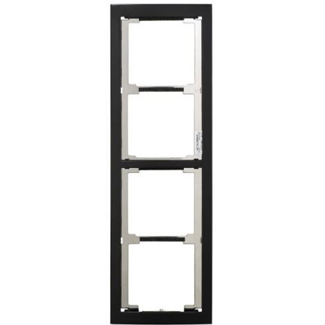 Façade finition noire satinée cadre 4 modules 200442 - AIPHONE GT4FB