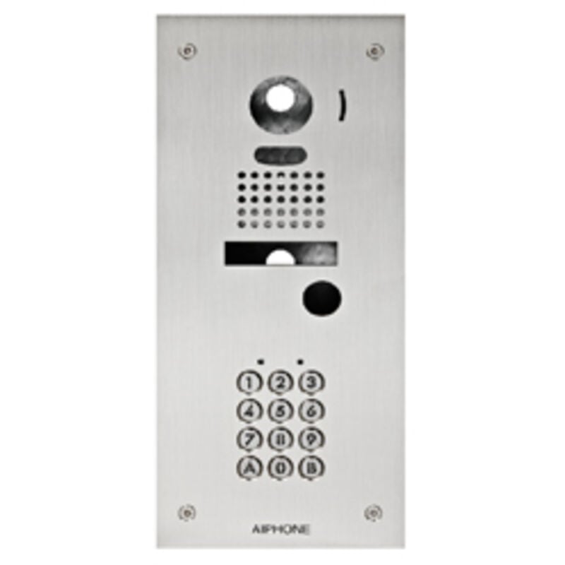 Platine de rue - vidéo - avec clavier à code - encastrée Aiphone kjkf