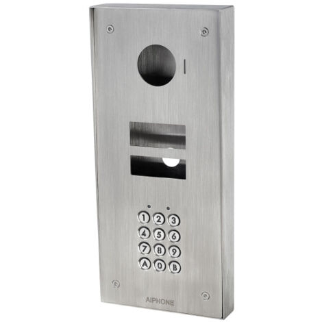 Façade inox saillie KVKS avec clavier 100 codes pour kits vidéo encastrés JV -130447