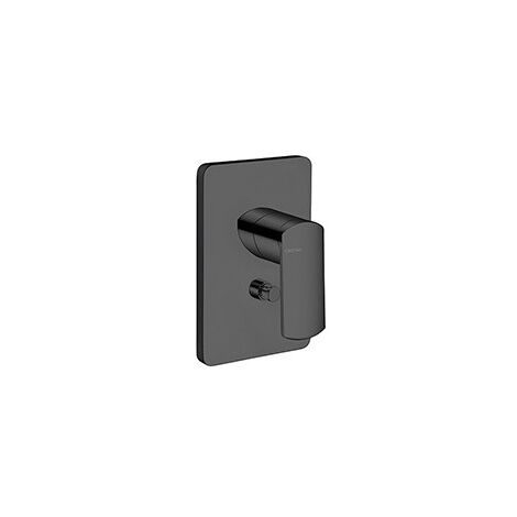 FACADE LAITON MITIGEUR DOUCHE PROFILO 2 SORTIES CHROME BLACK MAT - CRISTINA ONDYNA PF68913
