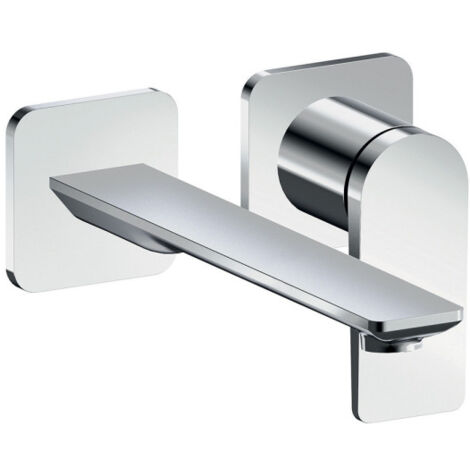 Façade lavabo mitigeur large 2 trous chromé - CRISTINA ONDYNA BA25951