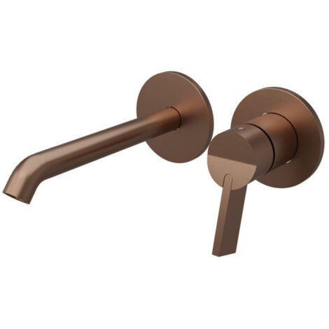Facade Mitigeur Avec Rosace Piega Or Rose Brosse Pvd - CRISTINA ONDYNA PA25734I