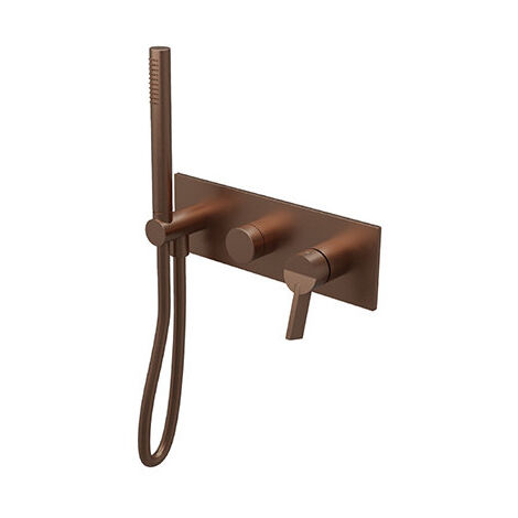 Facade Mitigeur Bain Douche 2 Sorties Piega Inox - CRISTINA ONDYNA PA60228