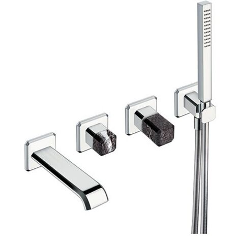FACADE MITIGEUR ENCASTRE BAIN DOUCHE ITALY POIGNEE MARQUINIA - CRISTINA ONDYNA IT10251MQ