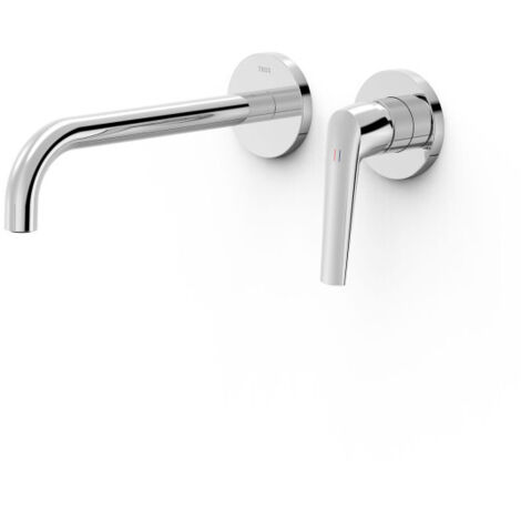 Façade mitigeur lavabo Chrome - TRES 28130022