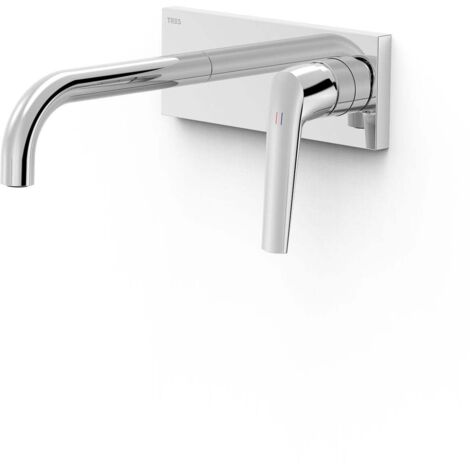 Façade mitigeur lavabo Chrome - TRES 28130023