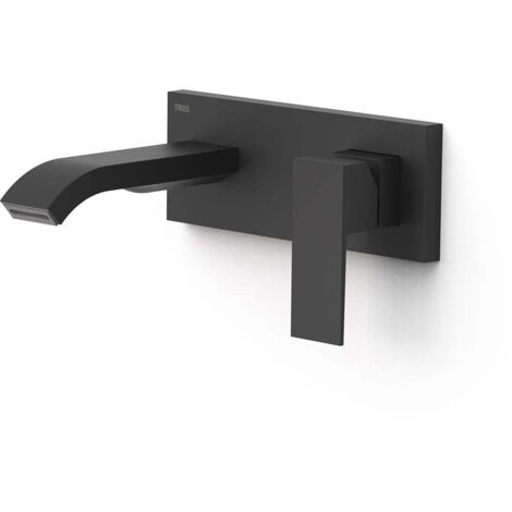Façade mitigeur lavabo Noir mat - TRES 00630033NM
