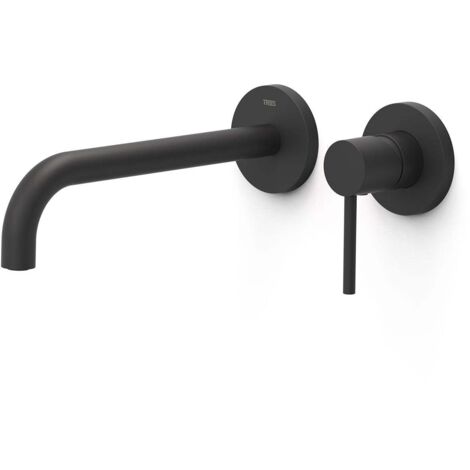 Façade mitigeur lavabo Noir mat - TRES 26230022NM