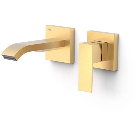 Façade mitigeur lavabo Or Mat 24K - TRES 00630023OM