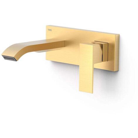 Façade mitigeur lavabo Or Mat 24K - TRES 00630033OM