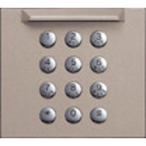 Façade pour gf10k & gh10k finition nickel mat GF10KPNIM AIPHONE 120403
