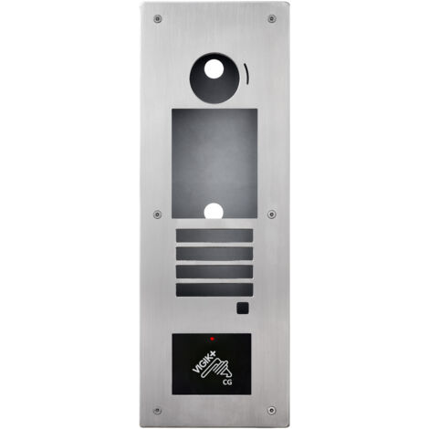 Façade pour GTDMBLVN avec lecteur Vigik Hexact mains libres PGTB6VML AIPHONE 200498