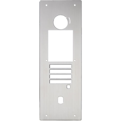 Façade pour gtdmblvn en inox A316L avec 6 vis et boîtier d'encastrement PGTBI3166V AIPHONE 200499