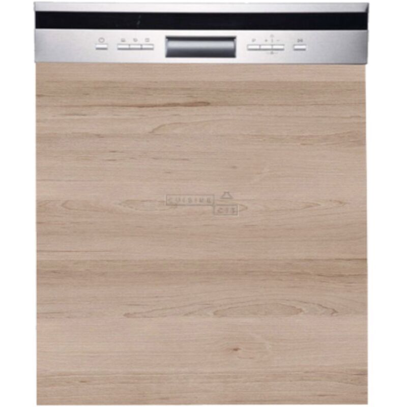 Façade pour lave-vaisselle semi intégrable Bellissi Chene l 60 cm Couleur: Décor chêne naturel