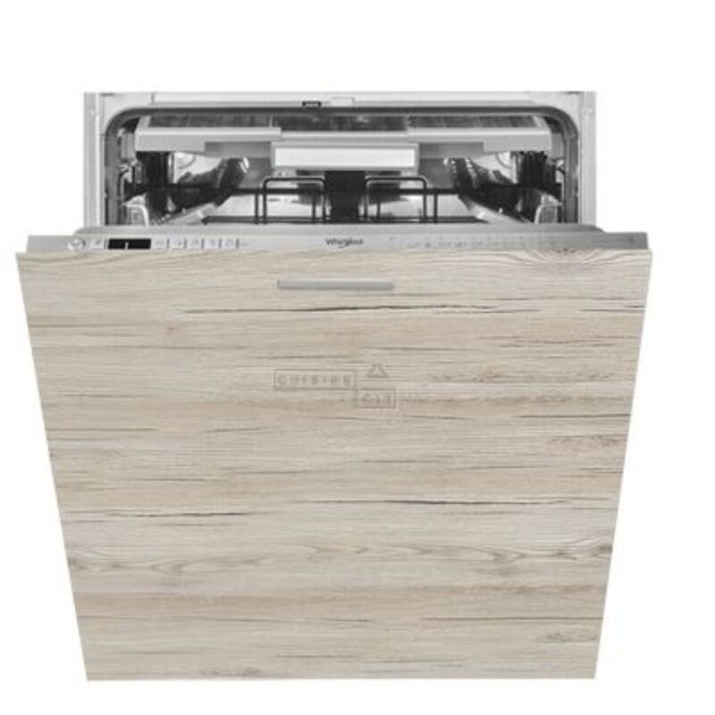 Façade pour lave-vaisselle tout intégrable Eco Noyer Blanchi l 60 cm