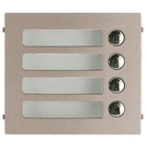 façade - pour module 4 boutons - aiphone gf4p