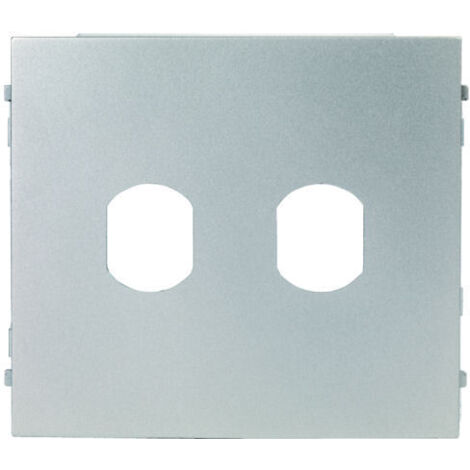Façade préperçée en zamak 2 trous pour gt GFBP4 AIPHONE 120350