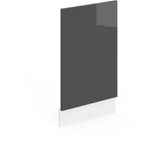 Vicco – Façade R-Line anthracite haute brillance 45 cm – Panneau de particules 16 mm – Dimensions 45x57,2x1,6 cm – Poids 1,91 kg