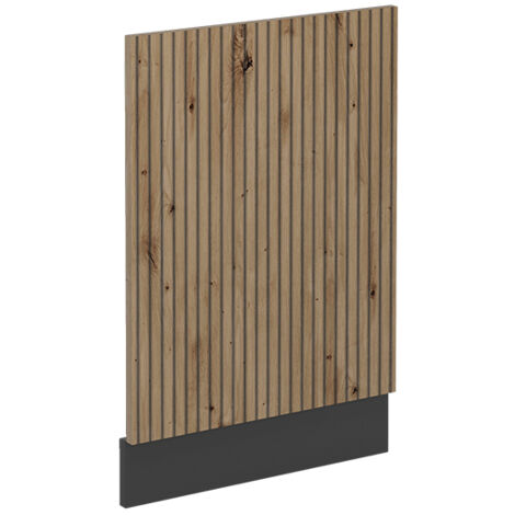 Vicco – Façade R-Line chêne artisan 45 cm – Panneau de particules 16 mm – Surface mélamine – Compatible lave-vaisselle – Installation facile
