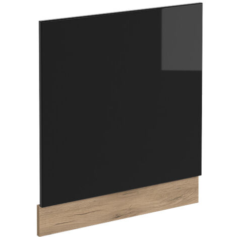 Façade R-Line, Noir Haute brillance, 60 cm sans plan de travail, Vicco