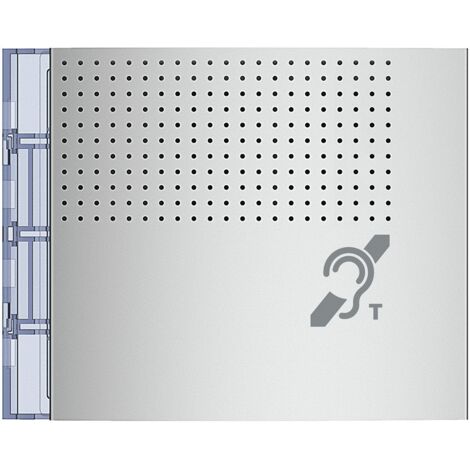 Façade Sfera New pour module boucle inductive et synthèse vocale Allmetal BTICINO 352701