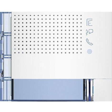 Façade Sfera New pour module électronique audio 1 appel Allwhite (351112)