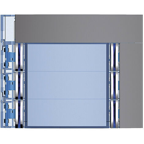 Façade Sfera New pour module électronique audio 6 appels sur 2 rangées Allstreet (352163)