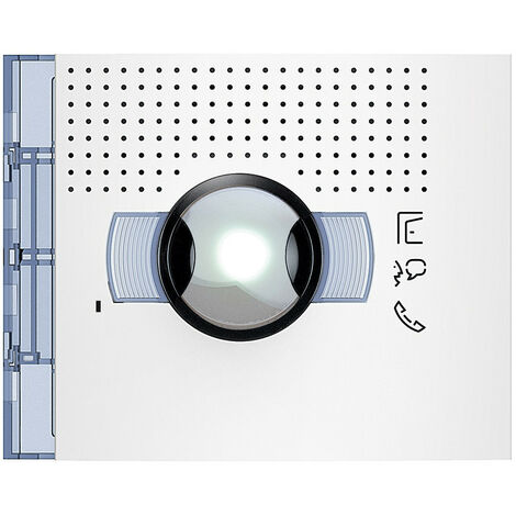 Façade Sfera New pour module électronique audio et vidéo grand angle Allwhite (351302)
