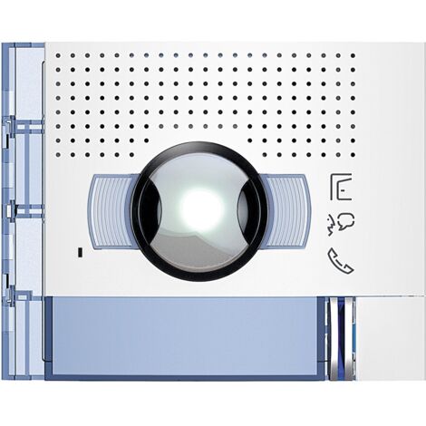 Façade Sfera New pour module électronique audio/vidéo 1 appel grand angle Allwhite BTICINO 351312