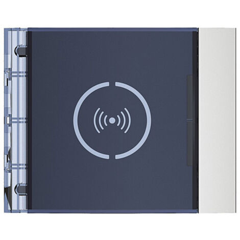 Façade Sfera New pour module électronique lecteur de badge Allmetal BTICINO 353201