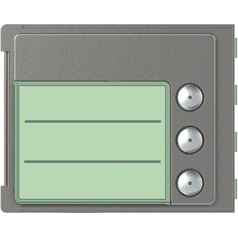 Façade Sfera Robur pour module électronique audio 3 appels (352035)