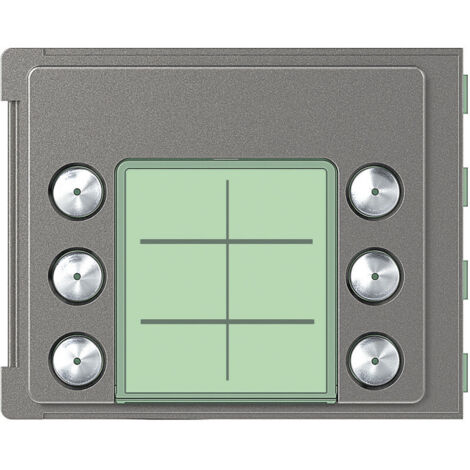Façade Sfera Robur pour module électronique audio 6 appels sur 2 rangées (352165)