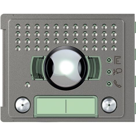 Façade Sfera Robur pour module électronique audio/vidéo 2 appels grand angle BTICINO 351325