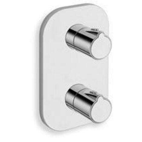 Facade thermostatique douche encastré NEW DAY Chromé (1 sortie) - Cristina Ondyna XE85151