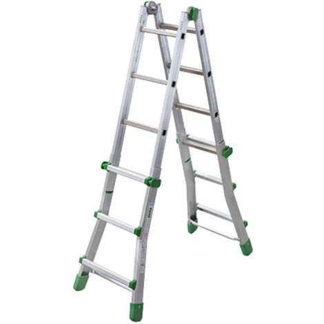 Facal Teleskopleiter Euro Briko S600 2x3+2x4 Sprossen