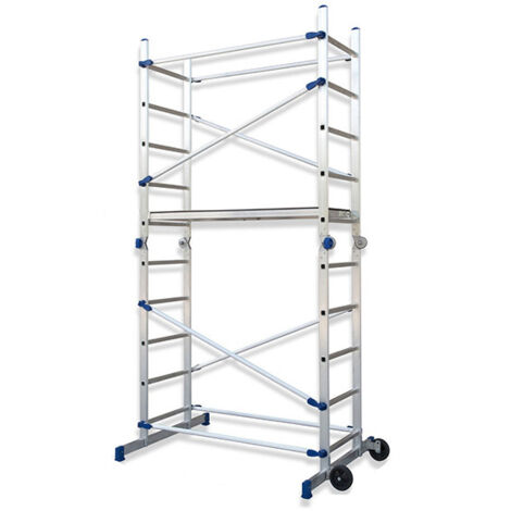 Facal Trabattello Alluminio - Trasformabile in Scale - 159/310 cm