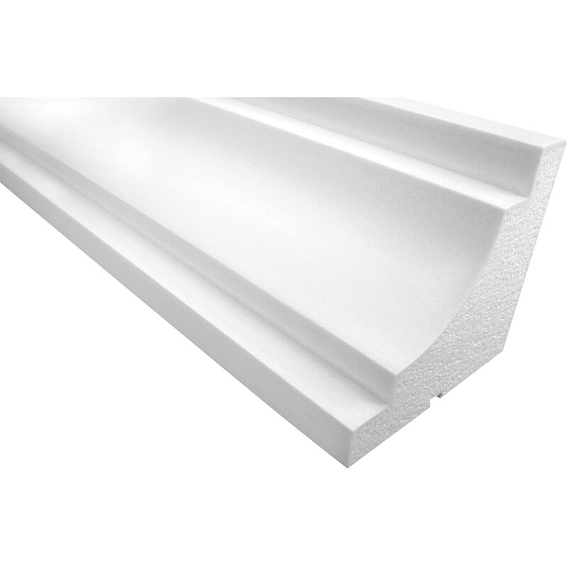 Prestige Decor - Facciata Cornice eps pu resistente agli urti 180x190mm KC117: 2 metri / 1 modanatura