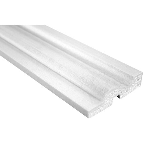 Facciata | Profili con goffratura | EPS | PU | resistente agli urti | 25x100mm | MC107