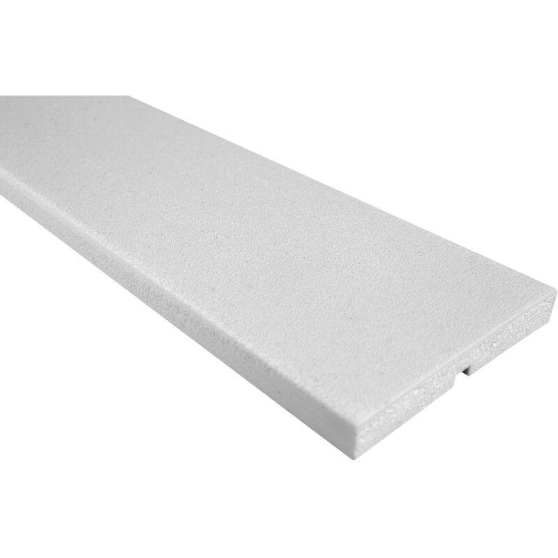 Facciata Stucco esterno Modanatura EPS PU diritto 25x160mm MC145: 10 metri / 5 strisce