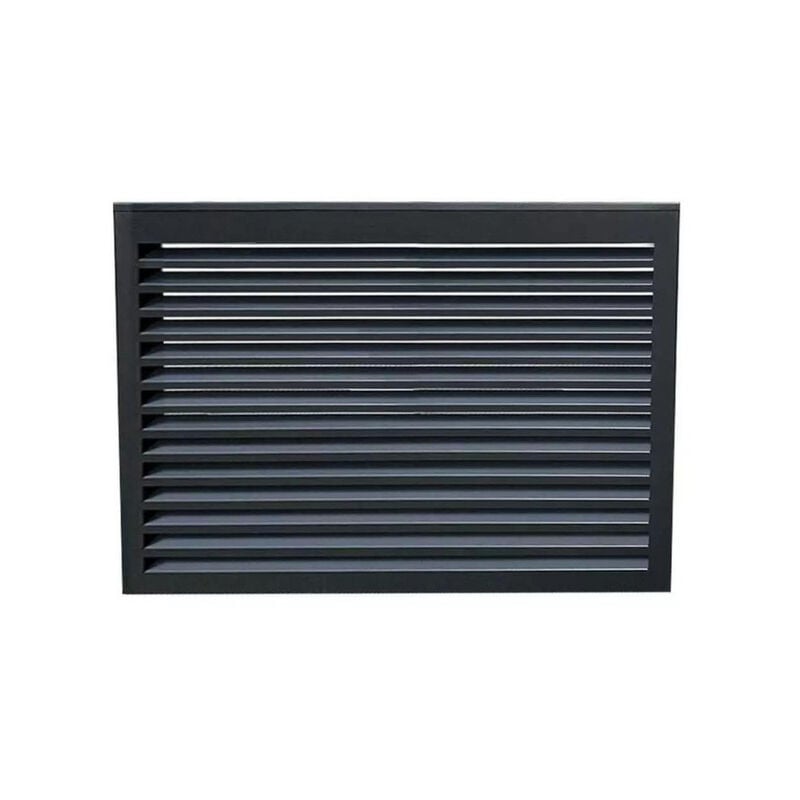 Face dos pour cache en aluminium anthracite taille xl - 23AXL7016-DOS - Decoclim