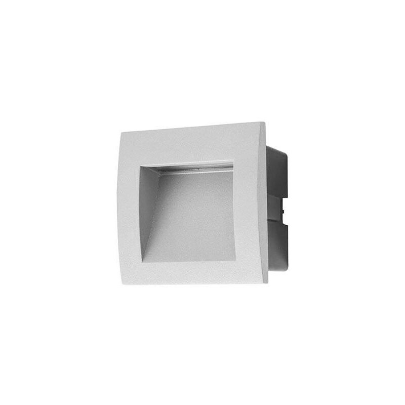 Forlight Face - LED Outdoor Square Wall Light Grey IP65