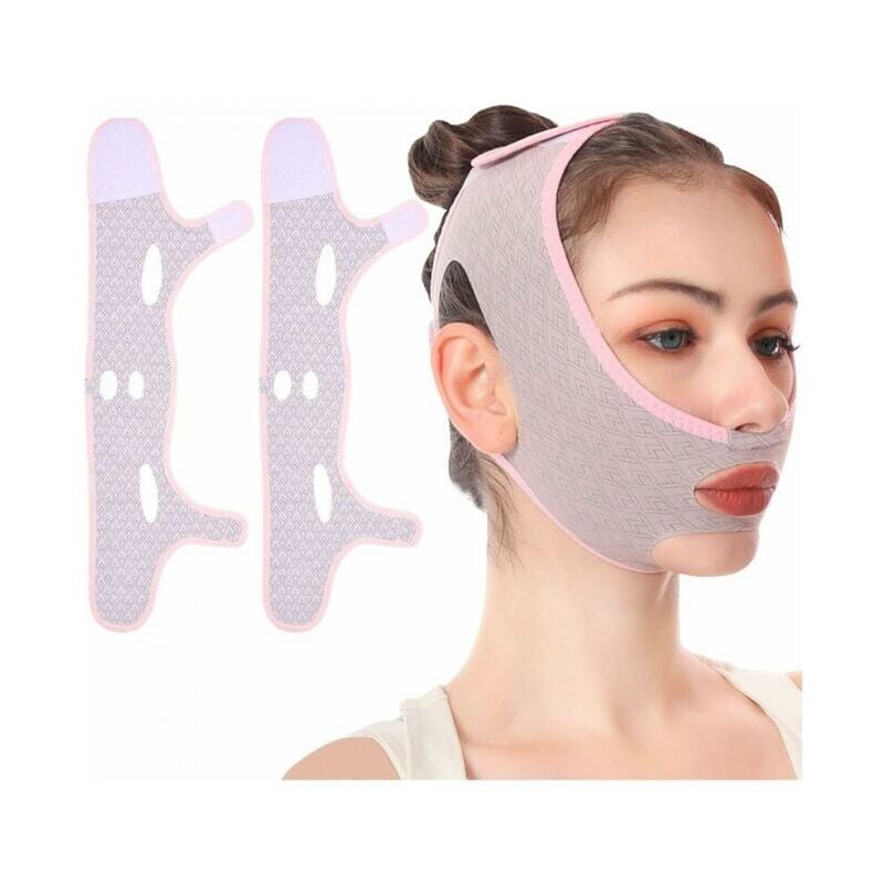 Face Lift Slimming Mask, Reusable Facial Slimming Mask, Anti-Wrinkle Mask for Sagging Skin with Double Chin Ymyny