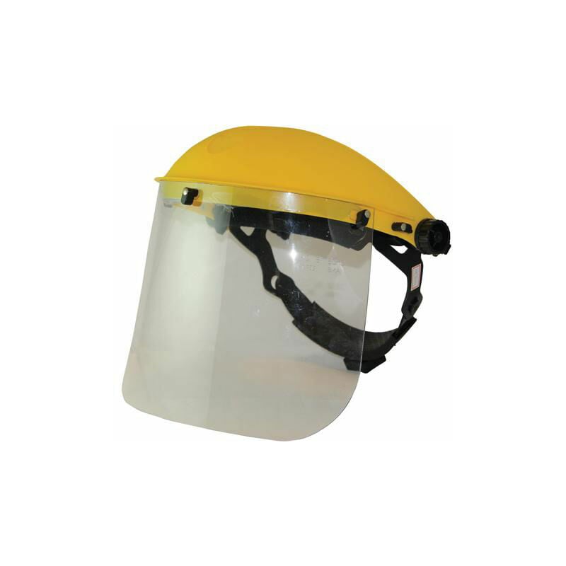 Loops - Face Protection Shield & Visor Clear Hedge Cutting / Chainsaw Safety Hat Mask