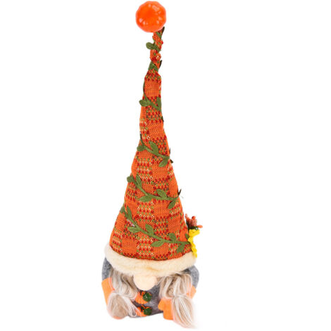 Faceless Doll Ornament Window Decoration Harvest Festival Elf Pumpkin Sunflower Dwarf Ornaments for Home Office Bookstore CafeBraids