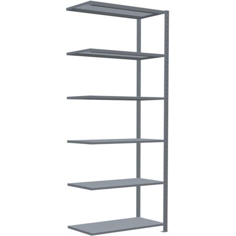 Fachbodenregal Komplettregale MULTIplus250, 2500x1000x500mm (Anbauregal), Traglast: 250kg