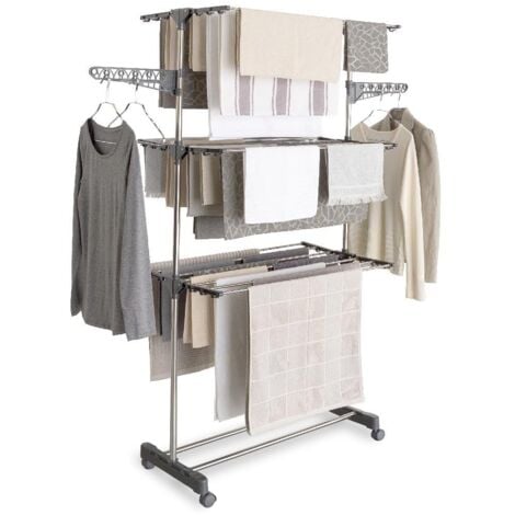 OSE FACILITYS - Générique Tendedero Infinity 22m│con colgador y pinzas│Modular│Color gris