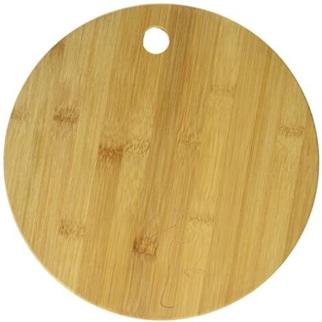 Fackelmann 37723 Tagliere, Bamboo, Marrone, 24 x 24 x 1 cm