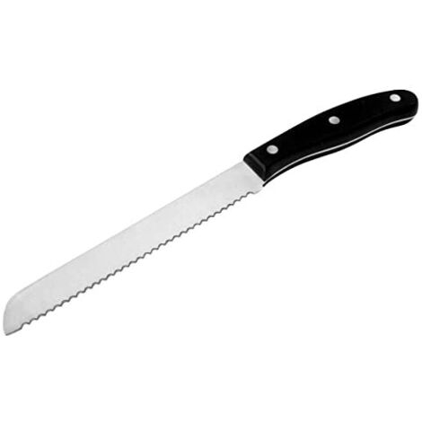 Fackelmann 43802 - Coltello per Pane Fit, con Manico di plastica rivettato, 31 cm