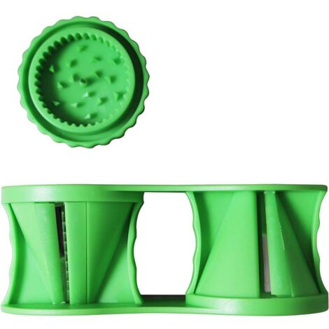 Fackelmann 44115 Affetta Spaghetti di Verdura e spirali, 2in1, Multiply, Verde, NC