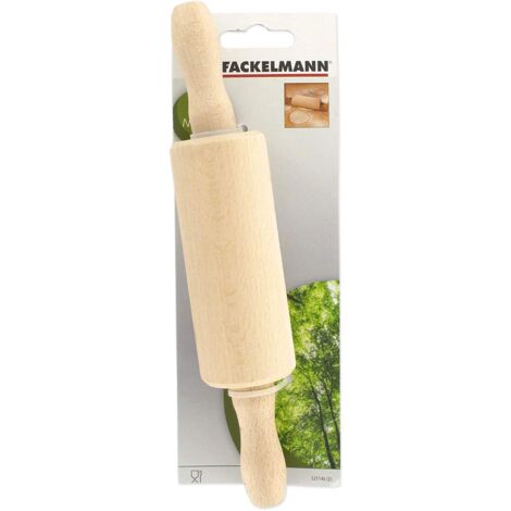 Fackelmann 521146 - Mattarello in legno, mattarello, mattarello in legno, mattarello, utensili da pasticceria, legno, 23,5 x 4,5 cm